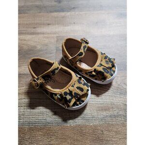 NWOT Leopard Print Infant Monkey Feet Size‎ 6-12 months
